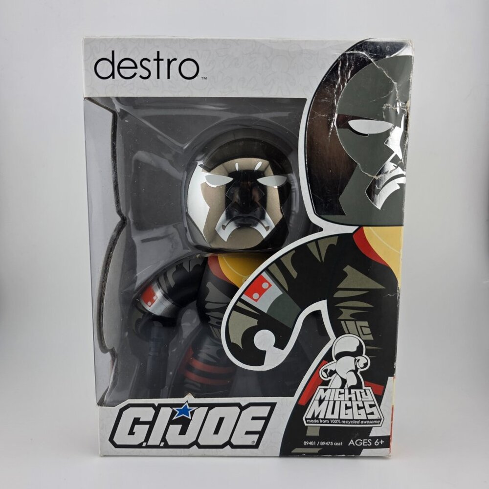 2008 Hasbro Mighty Muggs G.I. Joe Destro w/Pistol Collectible Vinyl Figure NEW
